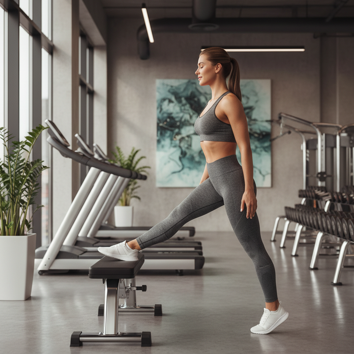 Woman Stretching